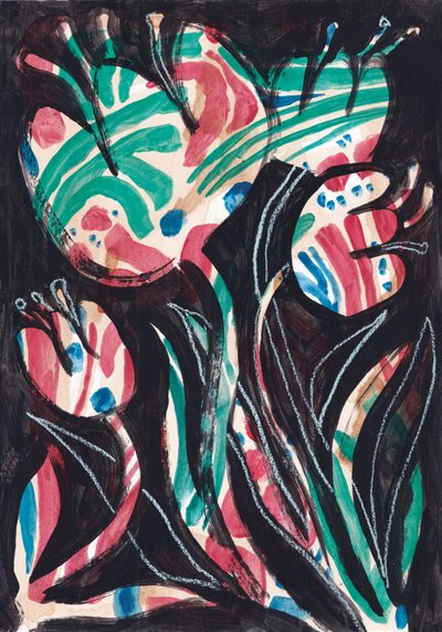 Živé abstraktní květy od Catalina Somolinos