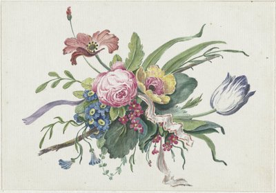 aranžování květin od Catharina Wilhelmina Schweickhardt