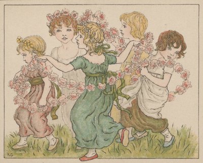 Valentine, ca. 1880. od Catherine Greenaway