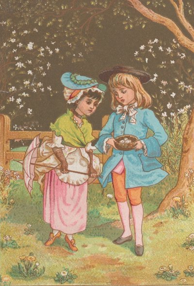 Valentine, ca. 1880. od Catherine Greenaway
