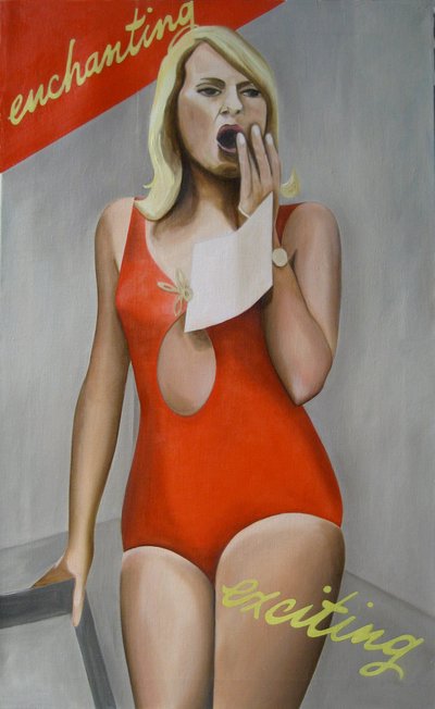 Okouzlující, vzrušující, 2007 (olej na plátně) od Cathy Lomax
