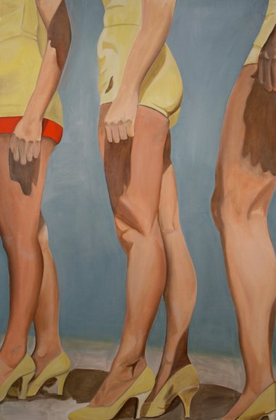 Nohy, 2007 (olej na plátně) od Cathy Lomax
