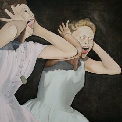 Shang-a-lang, 2003 (olej na plátně) od Cathy Lomax