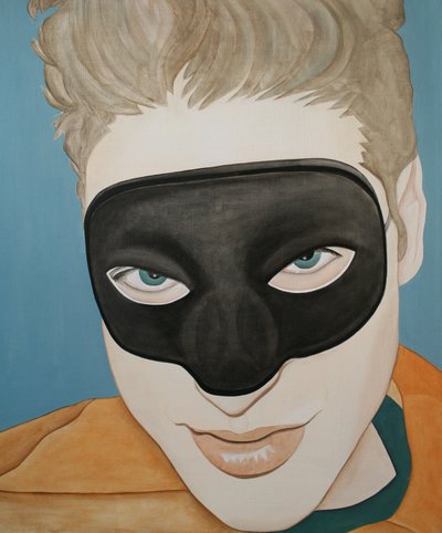 Zelený blesk, 2003 (olej na plátně) od Cathy Lomax