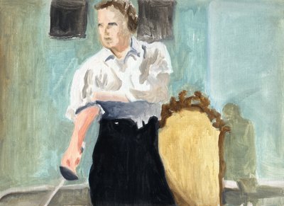 Zápletka (Paříž 1934), 2011 (olej na papíře) od Cathy Lomax