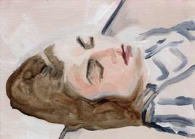Toni Marachek, 2016 (olej na papíře) od Cathy Lomax