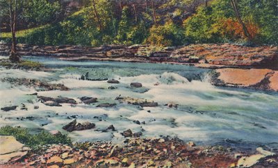 Rapid Waters, Cherokee Park, 1942 od Caufield and Shook
