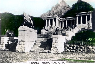 Rhodos Memorial, Devils Peak, Kapské Město, 20. léta 20. století. od Cavenders Ltd