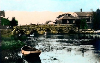 Starý most, Christchurch, Dorset, 1926. od Cavenders Ltd