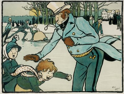 Staré anglické sporty a hry: bruslení od Cecil Charles Windsor Aldin