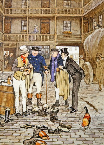 Sam na White Hart od Cecil Charles Windsor Aldin