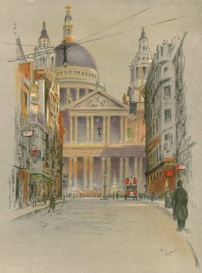 Katedrála svatého Pavla od Cecil Charles Windsor Aldin