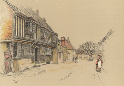 The Star Inn, Alfriston od Cecil Charles Windsor Aldin