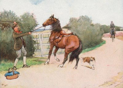 Pak chlapec vystoupil a dal mu Tvrdé mlácení od Cecil Charles Windsor Aldin