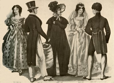 Oděv z let 1812-1828, 1907, 1937. od Cecil W. Trout