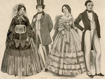 Oděv z let 1850-1856, 1907, 1937. od Cecil W. Trout
