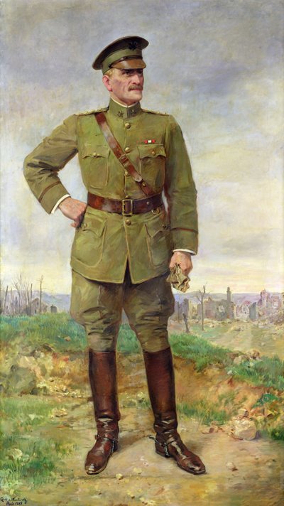 Marshal Pershing (1860-1948) od Cecile de Wentworth