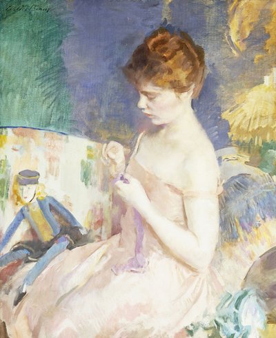 Oblékání panenek od Cecilia Beaux