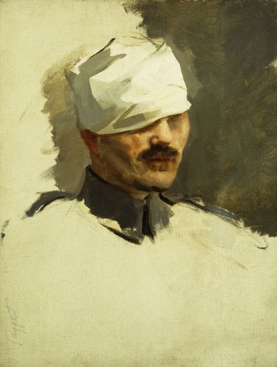 Poručík Jean Julien Lemordant, c. 1918 (olej na plátně) od Cecilia Beaux