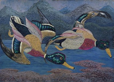 Kachny (olej na plátně) od Cedric Morris