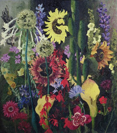 Zahradní krajina č.2 od Cedric Morris