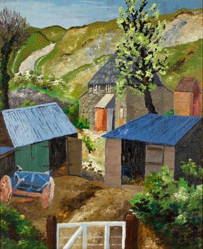 Farmyard, Dorset od Cedric Morris