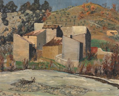 Pohled na Ceret od Cedric Morris