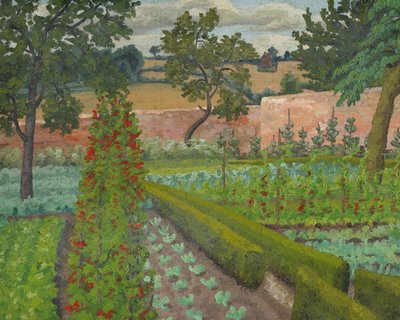 Válečná zahrada (olej na plátně) od Cedric Morris