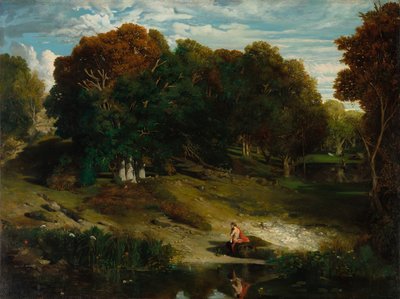 V lese, 1841. od Celestin Francois Nanteuil