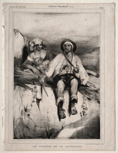 Loupežník z hory. od Celestin Francois Nanteuil