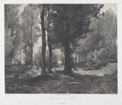 Zářijové ráno [Zářijové ráno] od Celestino Turletti, after Clemente Pugliese Levi
