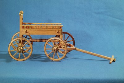 Rekonstrukce vozu nalezeného u hrobky princezny z Vix (dřevo) od Celtic