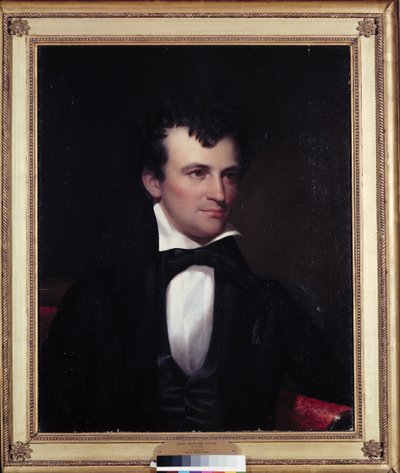 John Howard Payne olej na plátně od Cephas Giovanni Thompson