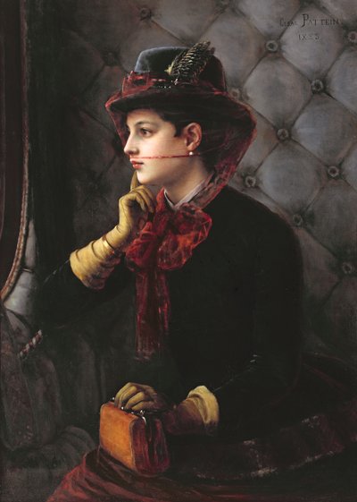 Odjezd, 1885 od Cesar Pattein