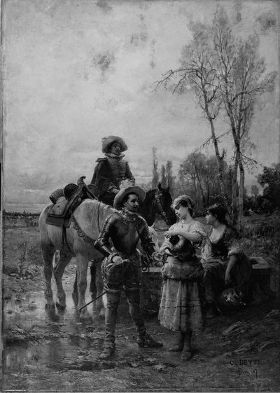 U fontány od Cesare Agostino Detti