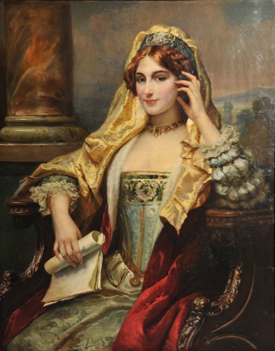 Meditace, 1880. od Cesare Agostino Detti