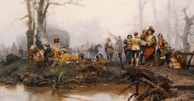 Tábor, 1878 od Cesare Auguste Detti