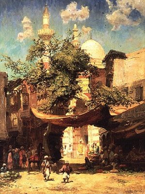 Arabský trh od Cesare Biseo