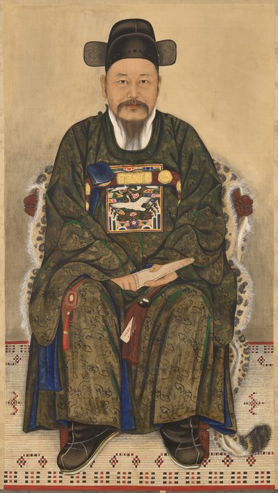 Portrét mladého důstojníka od Chae Yongshin (Korean