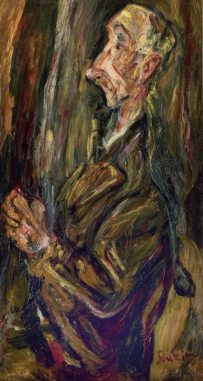 MUŽ V MODLITEBĚ - 20. STOLETÍ - FRANCOUZSKÝ EXPRESSIONISMUS od Chaim Soutine