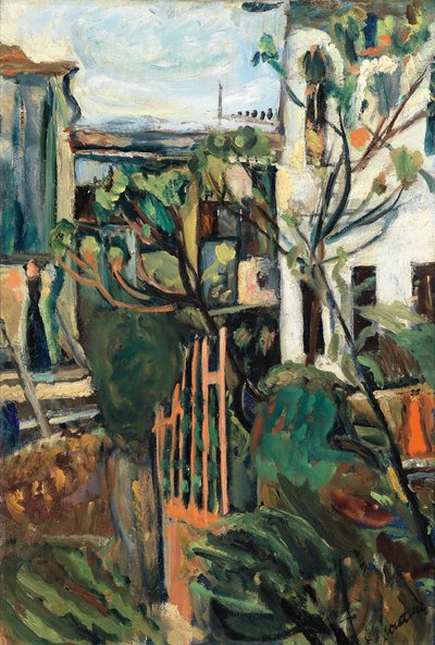 Dům u Paříže Dům u Paříže, 1918 od Chaim Soutine
