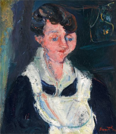 La Soubrette (Čekatelka), cca 1933 (olej na plátně) od Chaim Soutine