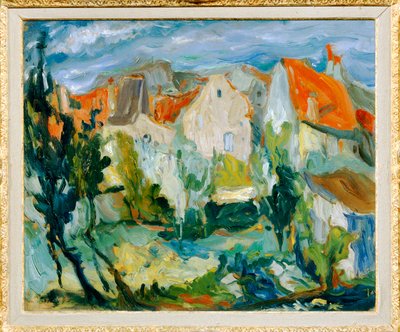 Krajina v Cagne (malba na plátně) od Chaim Soutine