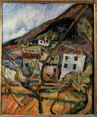 Obraz Krajina Vence od Chaima Soutina (1894-1944) (ek. rus.) 1921 Avignon, Musee Calvet od Chaim Soutine
