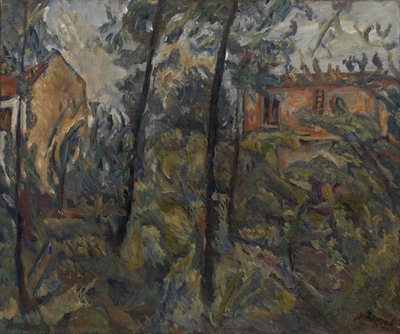 Krajina s domy, c. 1918 od Chaim Soutine