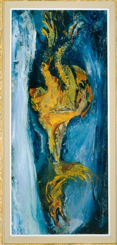 Le coq - kohout... (malba na plátně) od Chaim Soutine