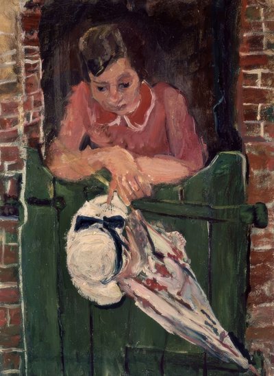 ŽENA SE SLUNEČNÍKEM - 20. STOLETÍ - FRANCOUZSKÝ EXPRESIONISMUS od Chaim Soutine