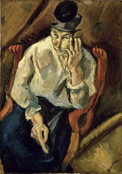 Muž s kloboukem, kolem roku 1900 od Chaim Soutine