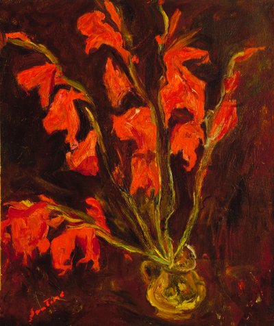 Červené gladioly, kolem roku 1919 od Chaim Soutine
