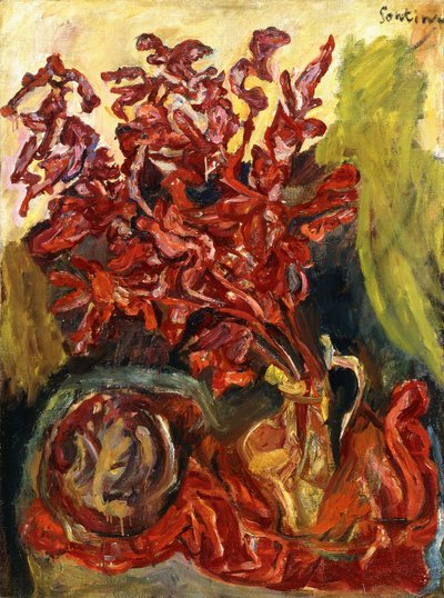 Gladiolus, kolem roku 1919 od Chaim Soutine